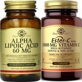 Solgar Alpha Lipoic Acid 60 mg 60 Kapsül + Ester-C Plus 1000 mg 30 Tablet