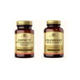 Solgar Amino 75 30 Kapsül + Solgar Cranberry with Vitamin C 60 Kapsül