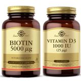 Solgar Biotin 5000 Mcg 50 Kapsül + Vitamin D3