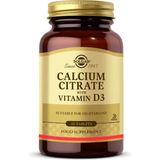 Solgar Calcium Citrate ile With Vitamin D3 60 Tablet Vejetaryen Besin Takviyesi
