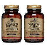 Solgar Calcium Citrate With Vitamin D3 2x60 Tablet