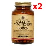Solgar Calcium Magnesium Plus Boron 2x100 Tablet