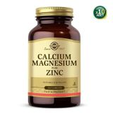 Solgar Calcium Magnesium Plus Zinc 10x100 Tablet