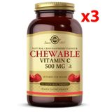 Solgar Chewable Vitamin C 500 mg 3x90 Tablet