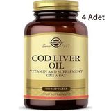 Solgar Cod Liver Oil 4x100 Kapsül
