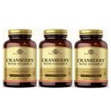 Solgar Cranberry Extract Vitamin C 3x60 Kapsül
