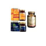Solgar D3 Vitamini 1000 Iu 100 Kapsül +Nutraxin D3 Vitamini 1000 Iu 120 Tablet+C Vitamini 1000 Mg 30 Tablet
