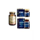Solgar D3 Vitamini 1000 Iu 100 Kapsül+Nutraxin Zinc 15 Mg 100 Tablet+Magnezyum 250 Mg 60 Tablet