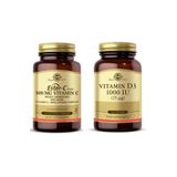 Solgar Ester C Plus Vitamin C 500 mg 50 Kapsül + Solgar Vitamin D3 1000 IU 100 Kapsül