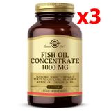 Solgar Fish Oil Concentrate 1000 mg 3x60 Kapsül Balık Yağı