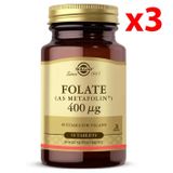Solgar Folate Metafolin 400 mcg 3x50 Tablet