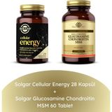 Solgar Glucosamine Chondroitin MSM 60 Tablet + Cellular Energy 28 Kapsül