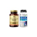 Solgar Hyaluronic Acid Collagen Complex 30 Tablet + Suda Vitamin Calcium Magnesium Zinc K2 D3 100 Tablet 101574-1-101662-1