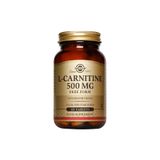 Solgar L-Carnitine 500 mg Serbest Form, 60 Tablet, Vegan
