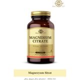 Solgar Magnesium Citrate (Magnezyum Sitrat) 200MG 60 Tablet Amerika Menşeli Vegan Dostu Takviye - Aromasız