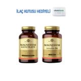 Solgar Magnesium Glycinate + Magnesium With Vitamin B6 Ilaç Kutusu Hediyeli
