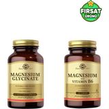 Solgar Magnesium Glycinate + Solgar Magnesium With Vitamin B6