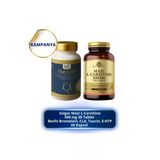 Solgar Maxi L-Carnitine 500 Mg 30 Tablet Ve Besfit Bromelain, Cla, Taurin, 5-Htp 60 Kapsül