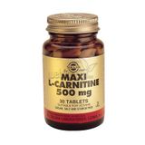 Solgar Maxi L-Carnitine 500 mg İçeren 30 Tablet
