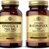 Solgar Omega 3 700 mg 60 Kapsül + Solgar Vitamin B Complex 50 50 Kapsül