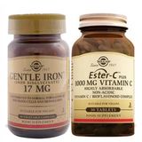 Solgar Quercetin Complex With Ester-C Plus 50 Tablet+ Gentle Iron 17 Mg 90 Kapsül - İlaç Kutusu Hediyeli