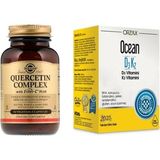Solgar Quercetin Complex with Ester-C Plus 50 Tablet + Ocean Vitamin D3 K2 20 ml Damla