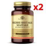 Solgar Reishi Shiitake Maitake Mushroom Extract 2x50 Kapsül