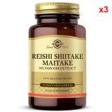 Solgar Reishi Shiitake Maitake Mushroom Extract 3x50 Kapsül