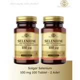 Solgar Selenium 100 Mg 100 Tablet 2 Li Paket - Aromasız