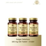 Solgar Selenium 100 Mg 100 Tablet 3 Lü Paket