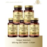Solgar Selenium 100 Mg 100 Tablet 5 Li Paket - Aromasız