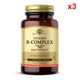 Solgar Vitamin B-Complex 50 3x50 Kapsül