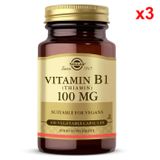 Solgar Vitamin B1 Thiamin 100 mg 3x100 Kapsül