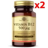 Solgar Vitamin B12 500 mcg 2x50 Kapsül