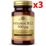 Solgar Vitamin B12 500 mcg 3x50 Kapsül