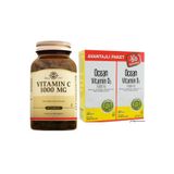 Solgar Vitamin C 1000 Mg 90 Tablet + Vitamin D3 1000 Iu Sprey 20 Ml 2'Li Paket