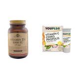 Solgar Vitamin D3 1000 Iu 100 Tablet You-Plus Vitamin C Çinko P