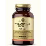 Solgar Vitamin D3 1000 IU 25 Mcg 100 Yumuşak Kapsül Gluten İçermeyen Besin Takviyesi - Aromasız