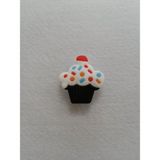 Soli Shop Solishop Crocs Terlik Süsü Jibbitz Siyah Cupcake 55 Girls