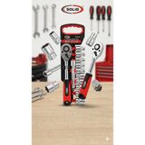 Solid Solıd 12 Parça 1/2" Profesyonel Cırcırlı Lokma Takımı – Garaj ve Ev Kullanımı Için Ideal Set!