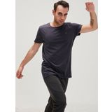 Solid T-Shirt Antrasit Basic Erkek Tişört