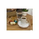 SOLİDCLASS Pleksiglas Dekoratif Sunum Tepsisi ( 14 Cm-22 Cm Toplam 2 Adet Ürün )