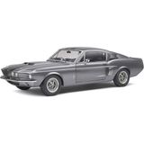 Solido 1:18 1967 Ford Mustang Shelby GT500 Special Edition Diecast Metal Minyatür Model Araba - Gümüş - Standart