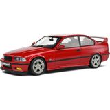 Solido 1:18 1994 Bmw M3 E36 Coupe Streetfighter Diecast Metal Minyatür Kırmızı Model Araba - Standart
