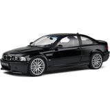Solido 1:18 2003 Bmw E46 M3 Csl Diecast Siyah Metal Minyatür Model Araba - Standart