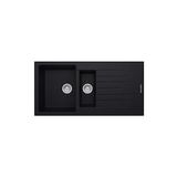 Solido Opal UM-100 Metallic Black Granit Eviye