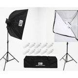 Soligor Pro Tlb 5 650 W 2'Li Softbox Sürekli Işık Seti