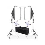 Soligor Softbox 50 x 70 CM Paraflaş 4 Duylu Adaptörlü Sürekli Işık Seti