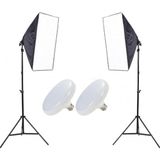 Soligor Softbox 50x70 Tek Duyulu Ledli Blogger Kit, Makeup Kit,