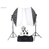 Soligor Softbox 50x70cm Paraflaş 5 Duylu Sürekli Işık 2 li Set